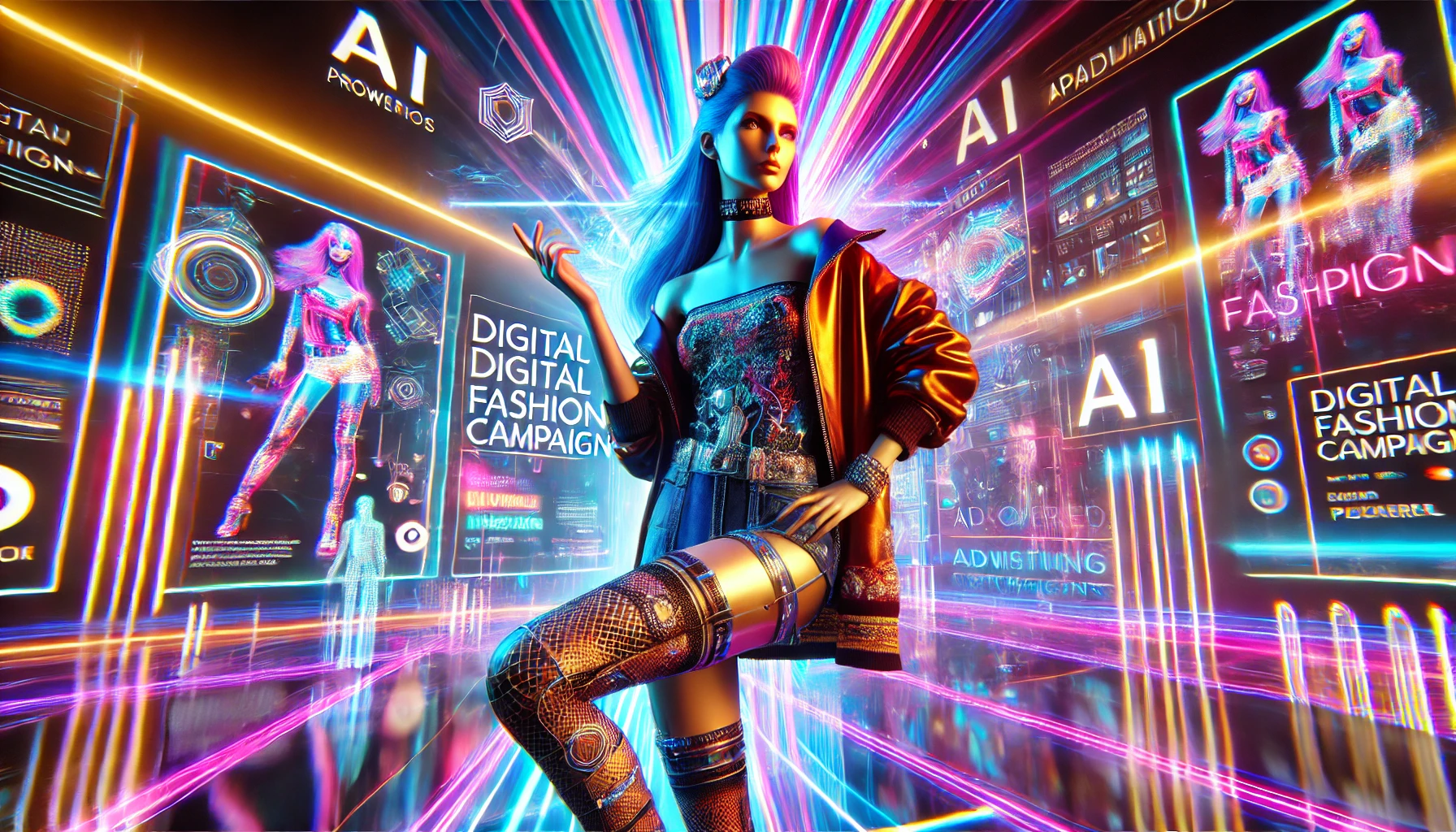 campagne pub mannequin IA